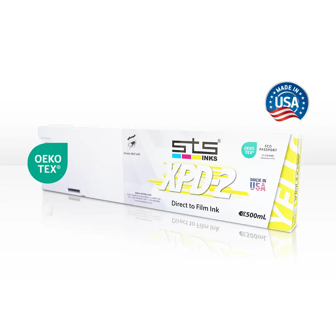 Cartouche d’encre DTF STS XPD2 Jaune 500 ml