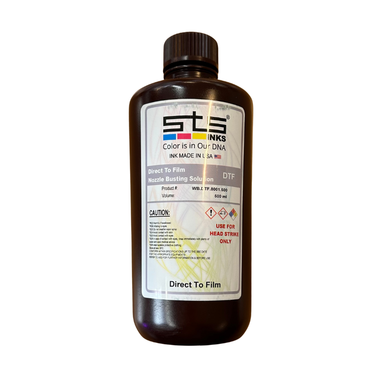 Nozzle Busting Solution DTF STS Inks 500ml - Toutes Têtes Epson