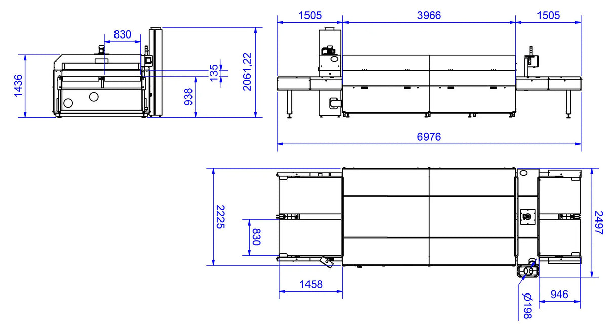Tunnel de séchage Griff 4180/6180/8180 - 4/6/8m