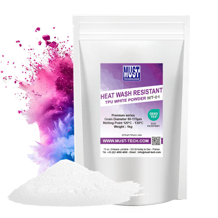 DTF Powder 1kg - Low Migration Transfer Powder P-6