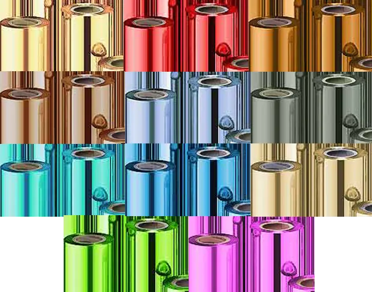 Rouleau de feuilles métallisées 0,75 x 61 m