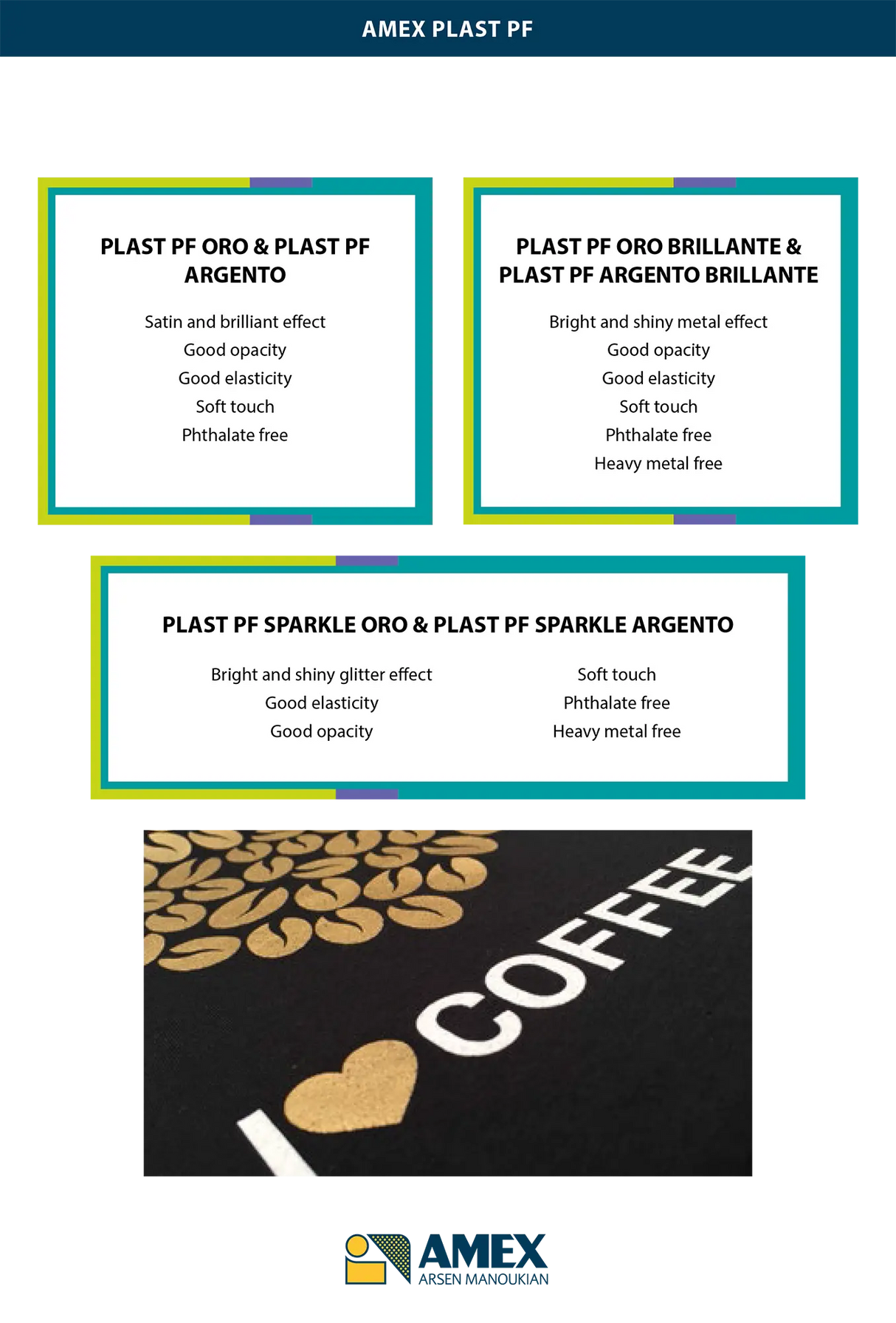 Encres de Sérigraphie Plastisol Sans Phtalate - EFFETS SPECIAUX