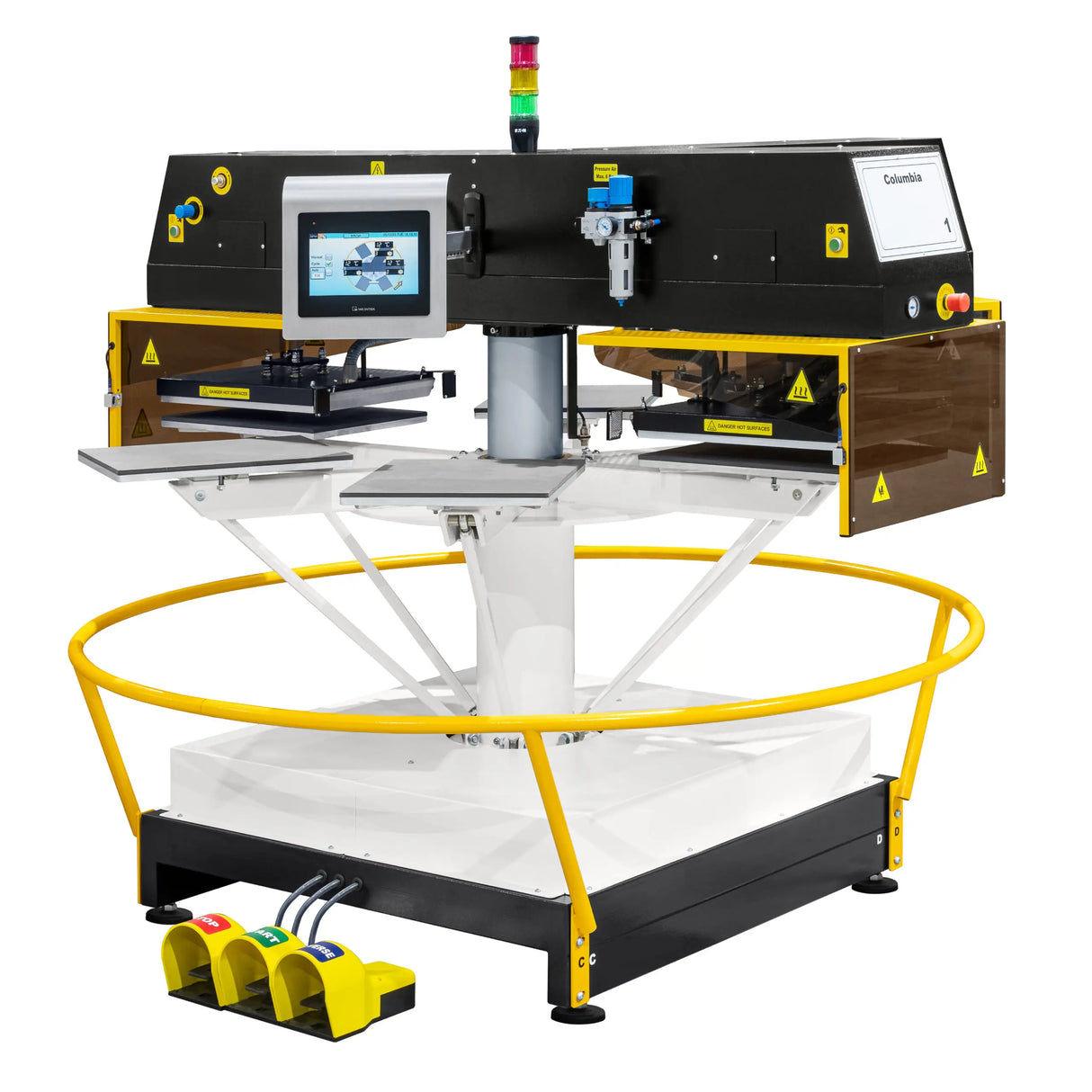 Presse automatique 6 plateaux COLUMBIA TRANSFER 6-3