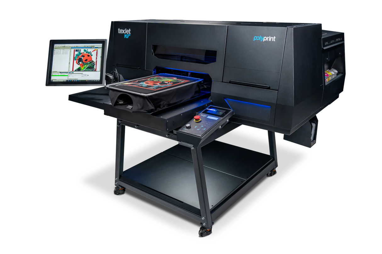 Polyprint Texjet NG - Hybride DTG/DTF - Production textile haute cadence