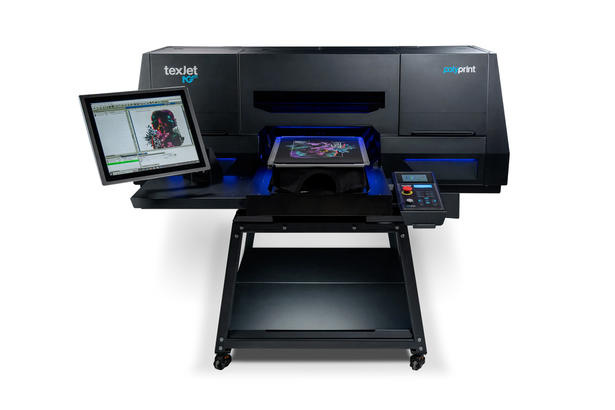Polyprint Texjet NG - Hybride DTG/DTF - Production textile haute cadence