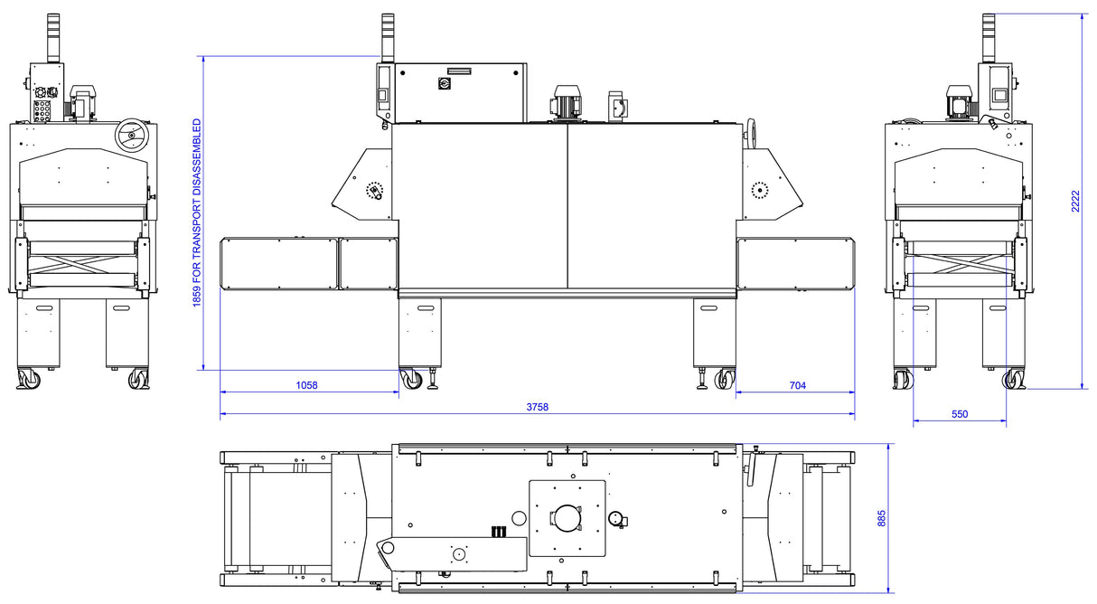 Tunnel de séchage Ace 600 - 2m