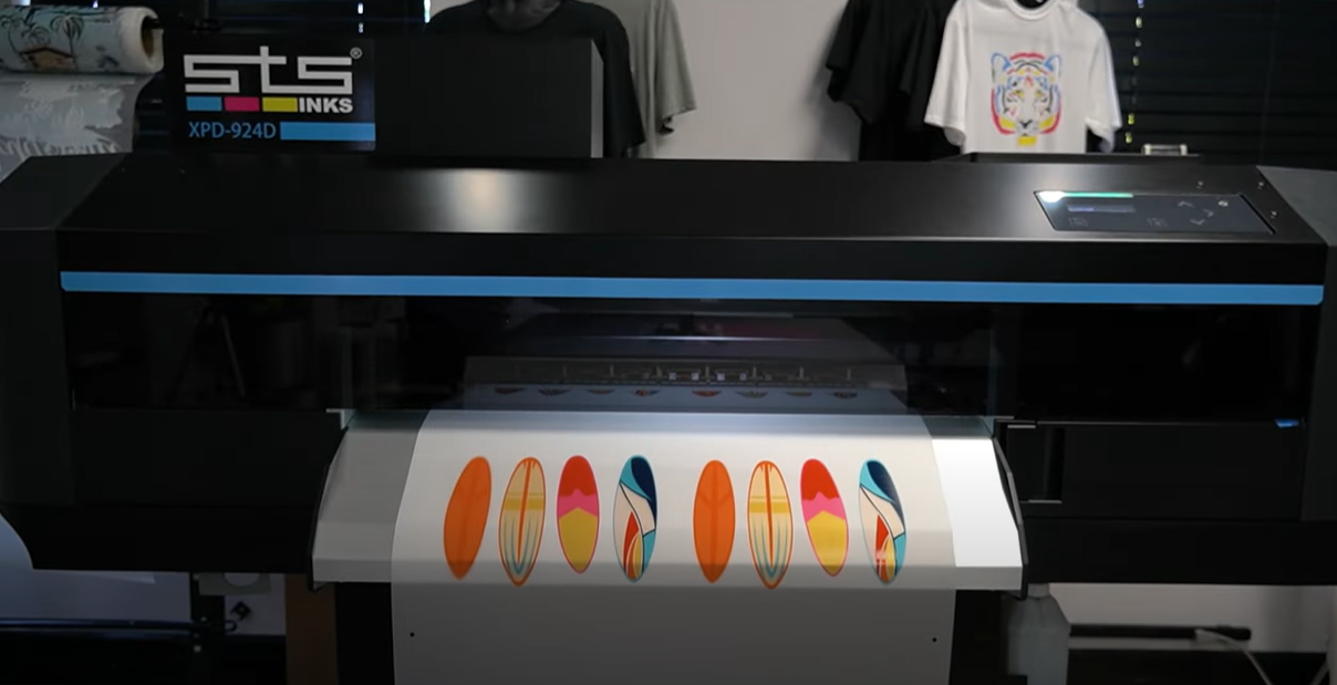 Set complet imprimante DTF avec shaker STS Inks x Mutoh x Must Technologie – solution recommandée pour 2025