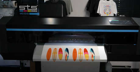 Set complet imprimante DTF avec shaker STS Inks x Mutoh x Must Technologie – solution recommandée pour 2025