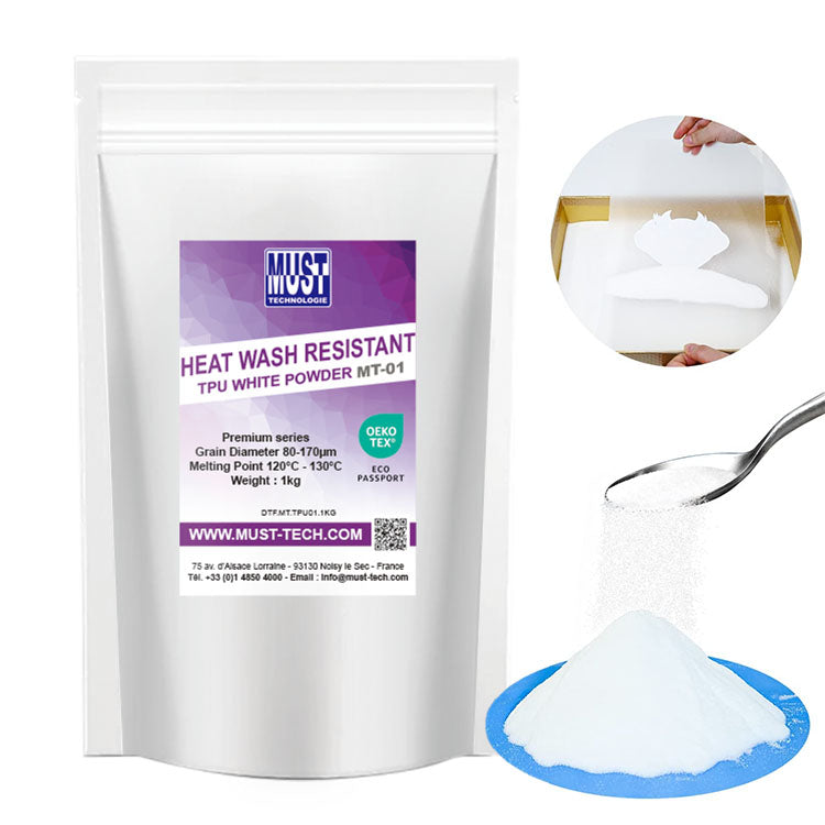 DTF Powder 1kg - Low Migration Transfer Powder P-6