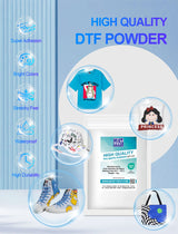 Lot de 4x Poudre TPU DTF 1kg MT-02 - Poudre de Transfert Rapide Haute Qualité