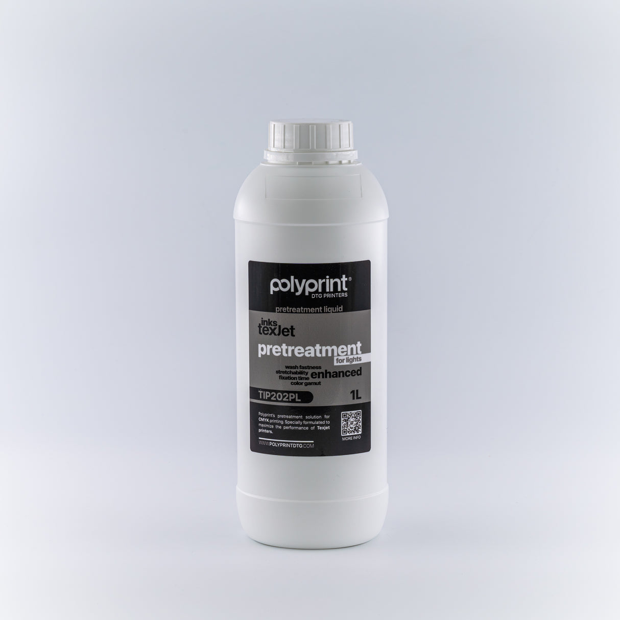 Polyprint Prétraitement pour couleurs claires pour nouvelles encres Texjet