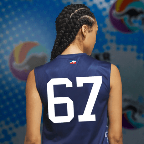 Numéro personnalisé imprimé en DTF sur maillot de sport