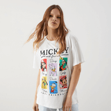 T-shirt blanc imprimé en DTF